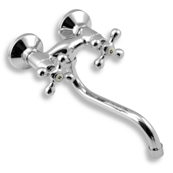 Novaservis Mélangeur lavabo Novaservis Titania Retro II avec bras pivotant 100 mm chrome 99174/T.0