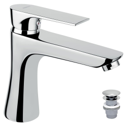 Novaservis Mélangeur lavabo Novaservis Algeo Square avec clic-clamp chrome BAQ2