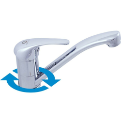 RAV Slezák Mélangeur lavabo RAV SLEZÁK Sázava avec bras pivotant chrome SA015.5