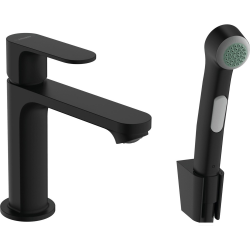Hansgrohe Rebris S mitigeur de lavabo avec bidet douche noir mat 72215670
