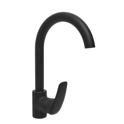 Siko S-Line Pro mitigeur avec bec tournant noir (SIKOBSLPRO280C)