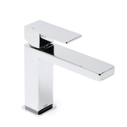 Swiss Aqua Technologies Vision mitigeur lavabo à levier sur pied, sans vidage, chrome brillant (SATBSVI271)