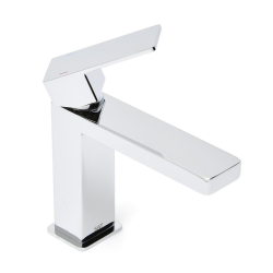  Vision mitigeur lavabo à levier sur pied, sans vidage, chrome brillant (SATBSVI271)