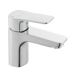 Optima Cube Way mitigeur de lavabo sur pied, sans vidage, chrome brillant (CU271)