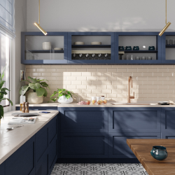 Ceramia Timeless 68x45x21 cm évier sous plan en inox 304 + mitigeur inox avec douchette extractible, cuivre brossé (TMLKSU-6845BCP-M2)