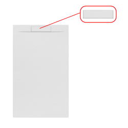 Swiss Aqua Technologies Fusion cache-siphon pour receveur de douche, blanc (SATFUKRYTBL)