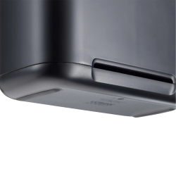  EasyStor grand porte brosses à dents, très facile à laver, pour toute la famille, noir mat (70599)