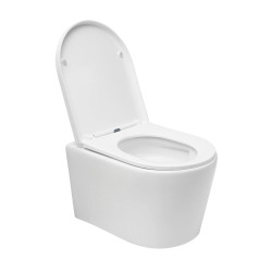 Pack WC bâti ECO 2L Swiss Aqua Technologies + cuvette suspendu Swiss Aqua Technologies + plaque chrome (STESTBRWT05-FR)