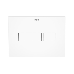 Roca Plaque de commande double touche en plastique, blanc (A890220200)