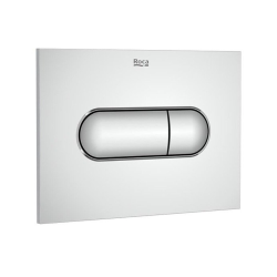 Roca Plaque de commande double touche en plastique, chrome brillant (A890222201)