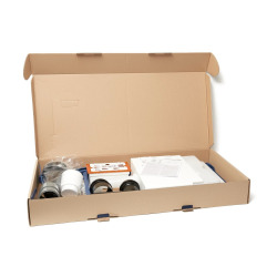  Pack WC bâti-support ECO 2L Swiss Aqua Technologies + WC suspendu Roca avec abattant SoftClose + plaque or (STEROGAWR06-FR)