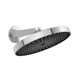 Douche de tête 1 jet avec bras de douche, diamètre 30 cm, chrome (SATBSHS81SET)