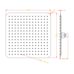 Novaservis Douche de tête RAV SLEZÁK chrome KS0004