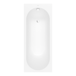 Villeroy & Boch Oberon Baignoire droite Ovale 170 x 70 cm en marbre coulé, pieds fourni, blanc (UBQ177OBE2V-RW)