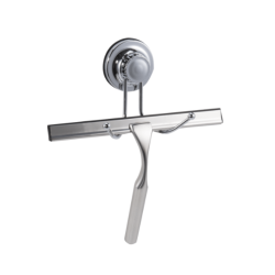 Optima Ecoloc raclette de douche avec système de fixation par ventouse, chrome (ECO32)