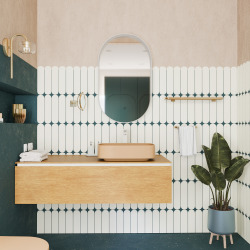 PixL 49,5 x 37 x 13,5 cm vasque à poser Infinitio, sans trop-plein, gris (CEPX4937GRM)