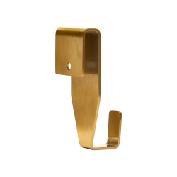 Crochet mural de salle de bain 2,5 cm en acier inoxydable, or (SATWIHACEKBZ)