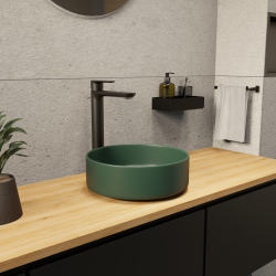 Ceramia PixL 36 x 12,5 cm vasque à poser Infinitio, sans trop-plein, vert (CEPX3636GEM)