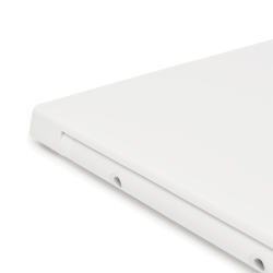  B-Way abattant WC amovible SoftClose, charnières en acier, blanc (SAT2168P)