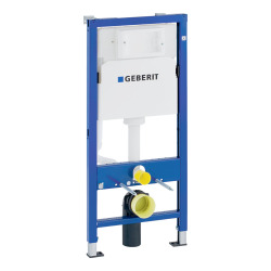  Duofix pack WC bâti-support UP100 + WC suspendu sans bride Ceramia avec abattant SoftClose + plaque chrome mat (GEBCEPXWT05-FR)