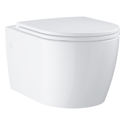 Start Round 36,8 x 54,3 cm WC suspendu avec abattant SoftClose, Rimless, blanc (G103848SH00)