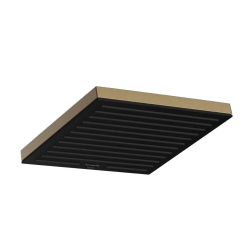 Pulsify E douche de tête murale/plafonnière 260 1 jet, bronze brossé (24330140)