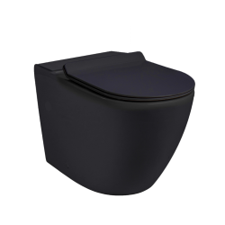 WC à poser sans bride en céramique + abattant SoftClose + réservoir de chasse, alimentation par le bas, blanc (CEPX030RREXVPBI)