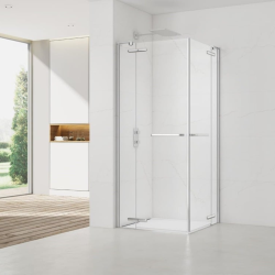 TGD NEW 100x100 cm cabine de douche carrée avec profilé magnétique, verre transparent EasyClean (SATTGDN100100)