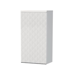 Cube Way 32,5x63x20 cm armoire de salle de bain suspendue basse, blanc mat (CUBE3DH321DPBP)