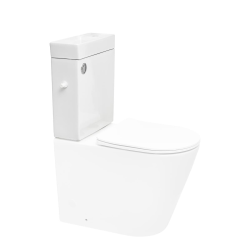 Brevis réservoir de chasse d'eau en céramique pour Combi WC SATBRE32 et SATPRO31, blanc (SATBRE32N)