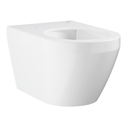 Euro Ceramic cuvette WC suspendu sans bride en céramique avec fixations invisibles, blanc (102485SH00)