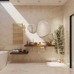 Swiss Aqua Technologies DARK mitigeur cuisine avec bras pivotant or brossé (SATBSDA280LBZ)