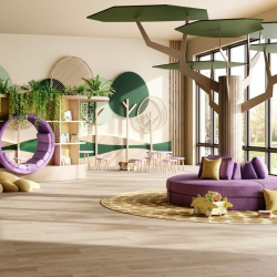 Zenn 30 Faro Revêtement de sol en vinyle clipsable et coussin insonorisant intégré, marron, 2,17 m2 (60002212)