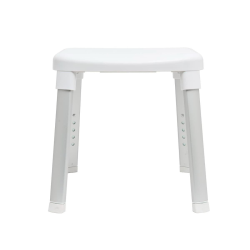  Siège de douche réglable, lignes arrondies et douces,  sans accoudoirs, blanc mat (SATDSEDNASTB)