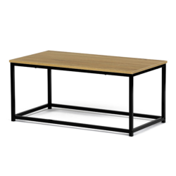 90x48x41 cm table basse en MDF, décor chêne sauvage, brun mat (CTG1090OAK)