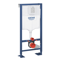  Solido pack WC bâti-support autoportant + WC sans bride Grohe avec abattant SoftClose + plaque (GRGRWR05-FR)