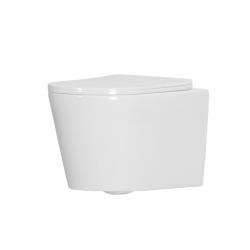  Duofix pack WC bâti-support + WC suspendu sans bride Ceramia avec abattant SoftClose + plaque (GEBCE14WT02-FR)