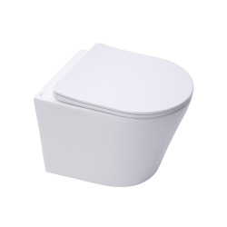 Solido pack WC kit bâti-support 4 en 1 + WC suspendu sans bride Ceramia avec abattant SoftClose + plaque (GRRCEPXWT14-FR)