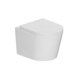  Pack WC bâti-support + WC suspendu sans bride Ceramia avec abattant SoftClose + plaque (ROCE14WT01-FR)
