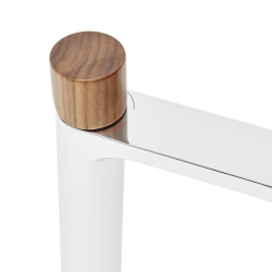 Mitigeur lavabo haut SAT Fusion sans bonde bois foncé (SATBSFU285DT)