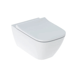 Smyle Square WC suspendu Rimfree avec fixations invisibles, caréné, avec abattant softclose slim, blanc (500.683.01.2)