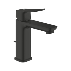 Dice mitigeur monocommande de lavabo à levier avec vidage, noir mat (1018322430)