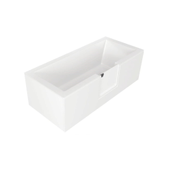 Baignoire PMR 170x75 cm avec porte ouverture à gauche, 228 L, blanc (SATVD170L)